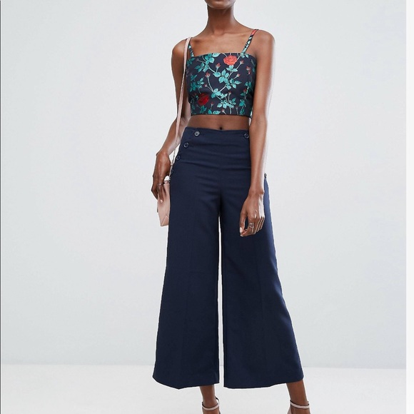 Endless Rose Tops - Endless Rose Jacquard Crop Top